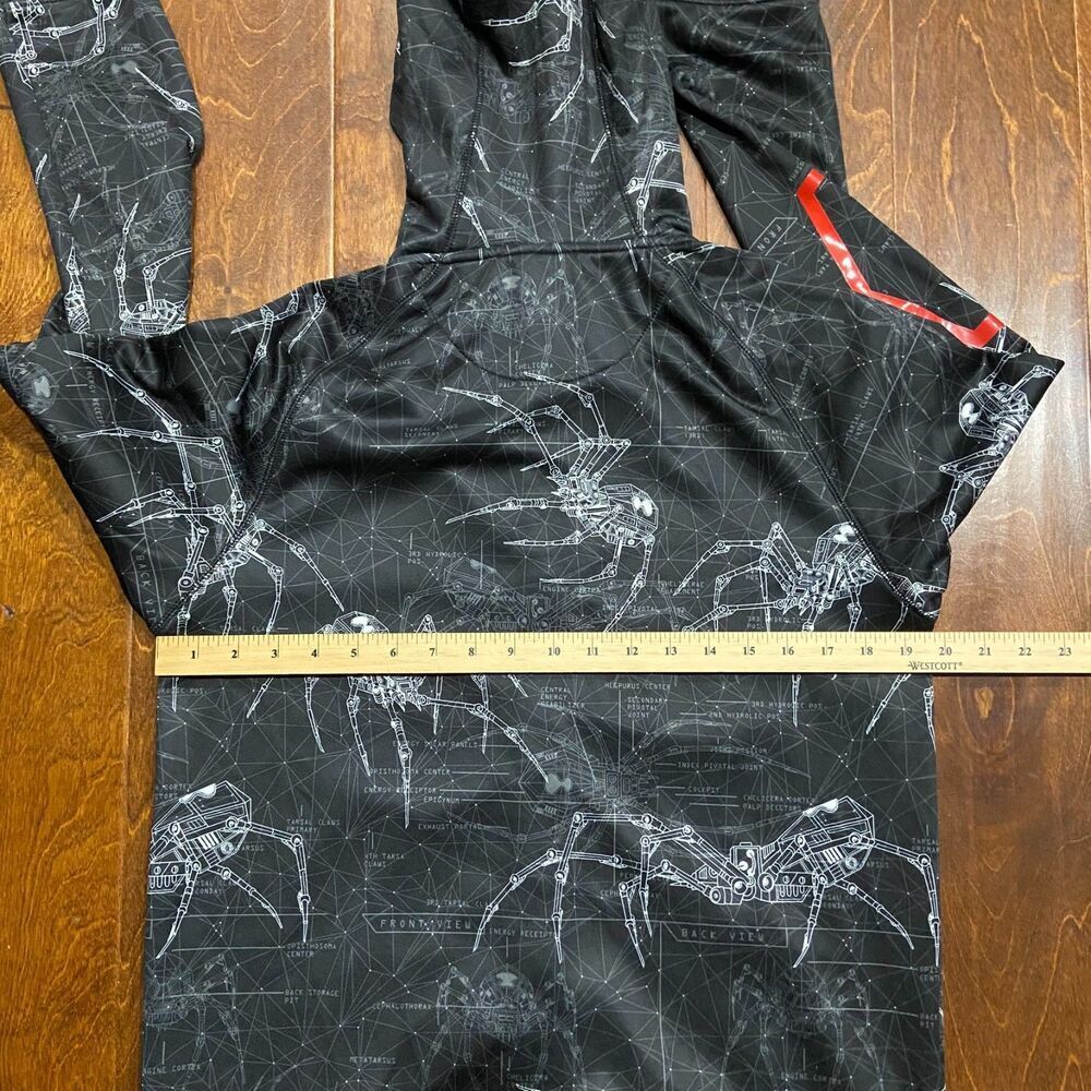 Spyder Outdoors Youth Mechanical Spider Blueprint Black Red Hoodie Boy's Size XL - Picture 6 of 7